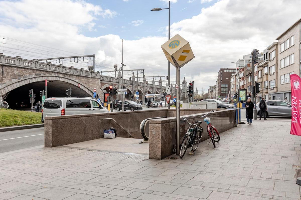 Cosy Appartement Met Tuin In Centrum Antwerpen Gratis Parking Free Parking! 외부 사진