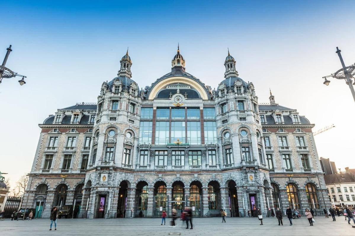 Cosy Appartement Met Tuin In Centrum Antwerpen Gratis Parking Free Parking! 외부 사진
