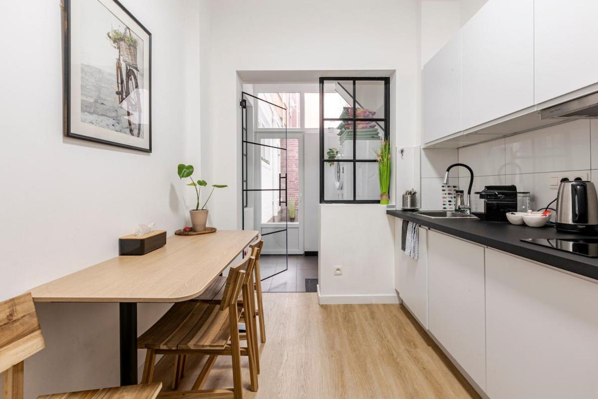 Cosy Appartement Met Tuin In Centrum Antwerpen Gratis Parking Free Parking! 외부 사진