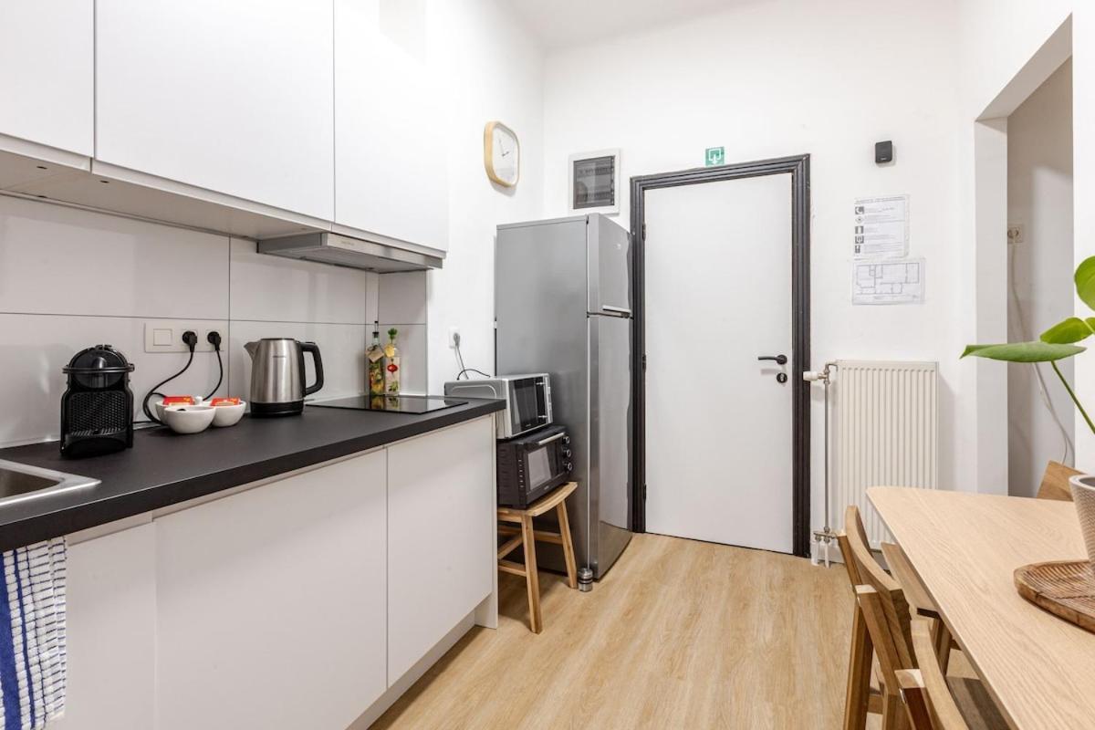 Cosy Appartement Met Tuin In Centrum Antwerpen Gratis Parking Free Parking! 외부 사진