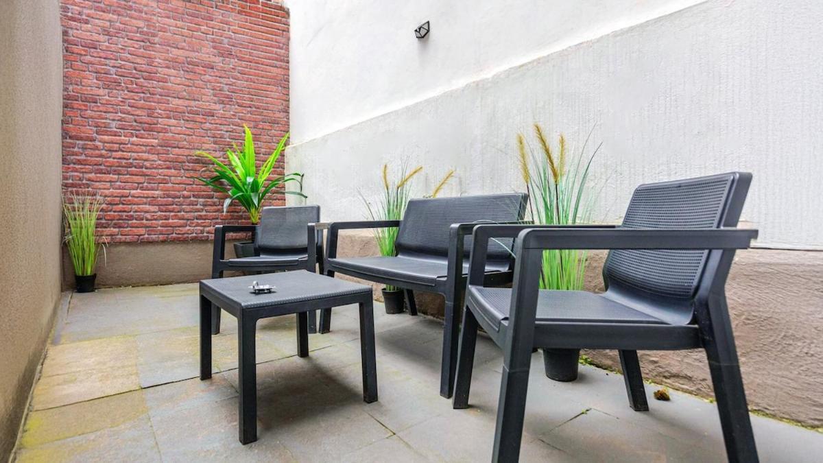 Cosy Appartement Met Tuin In Centrum Antwerpen Gratis Parking Free Parking! 외부 사진